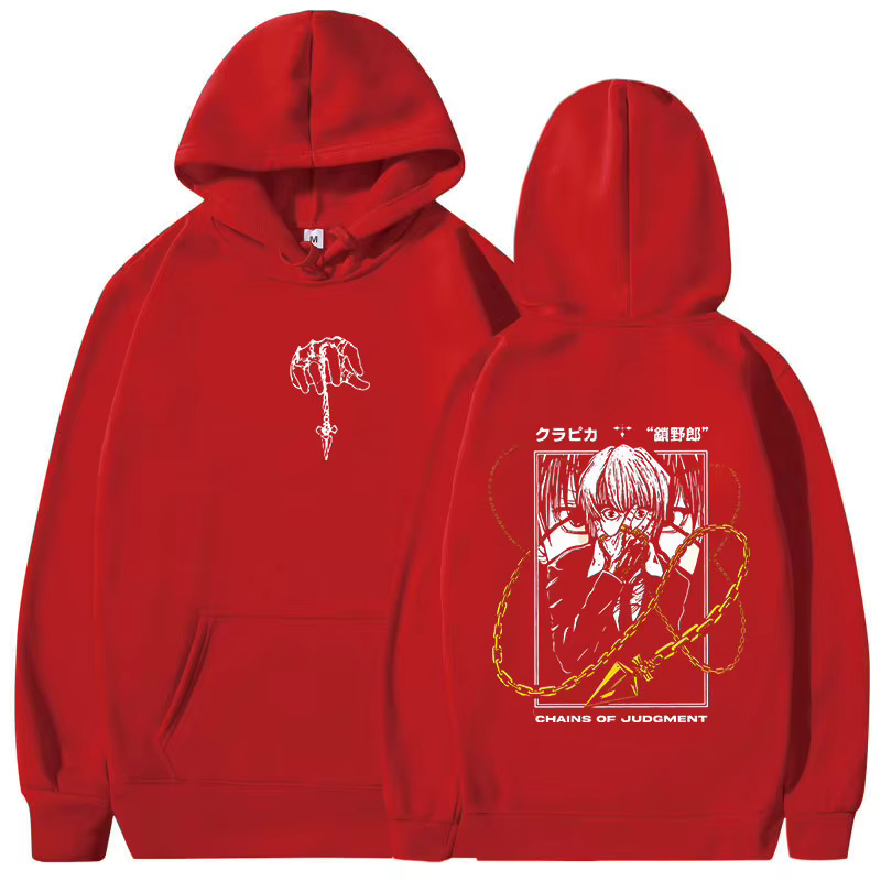 Anime Hunter X Hunter sweats à capuche Kurapika Manga graphique sweats à capuche hommes femmes vêtem