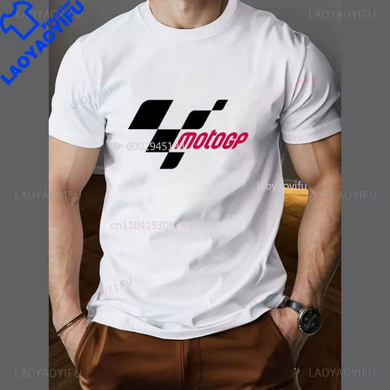 T-shirt Moto GP Nouveau Style pour Homme, Décontracté et Amusant, pour les Amateurs de Voitures, en 
