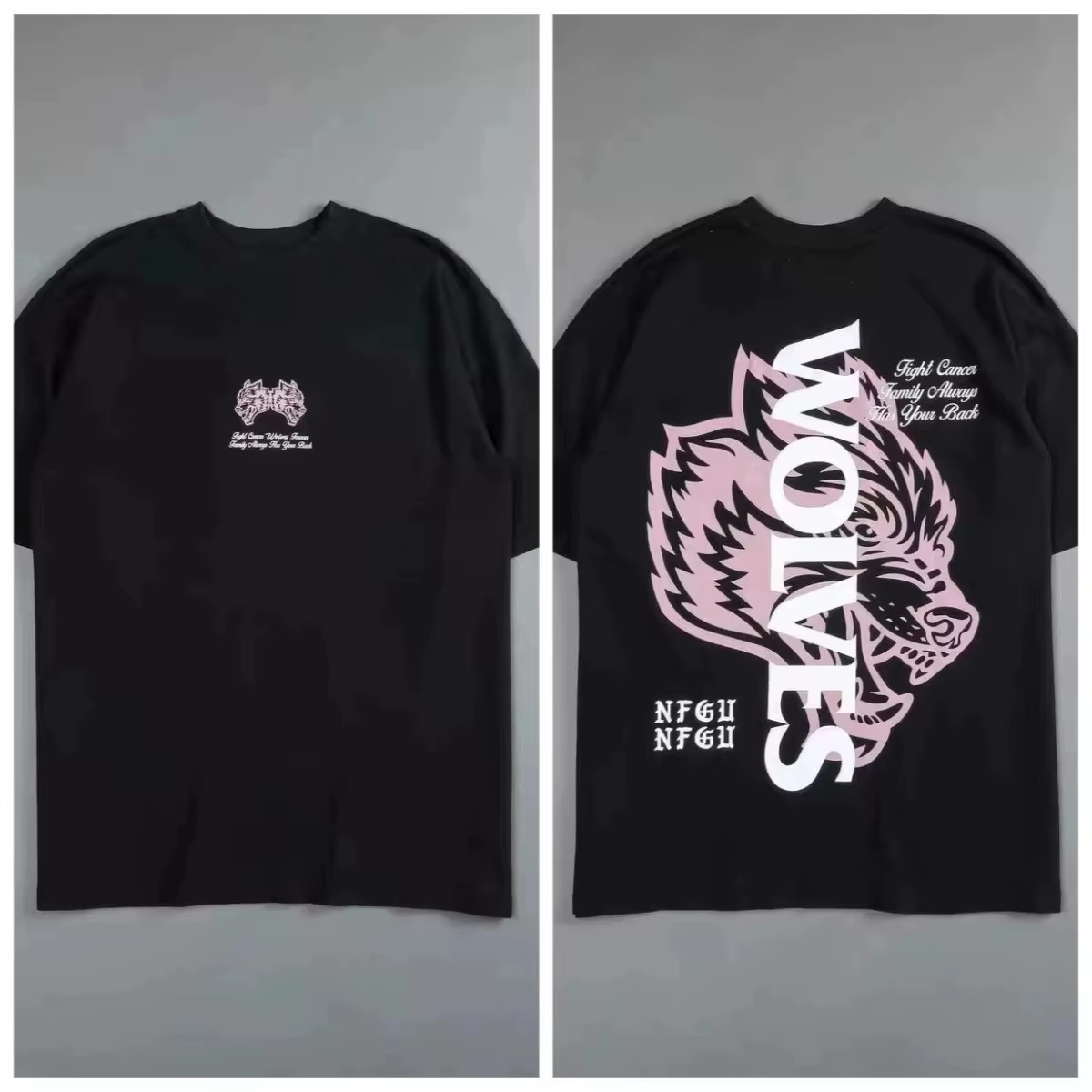 T-shirt de sport et de loisirs Wolf Head pour hommes et femmes, marque de luxe, nouvelle collection 