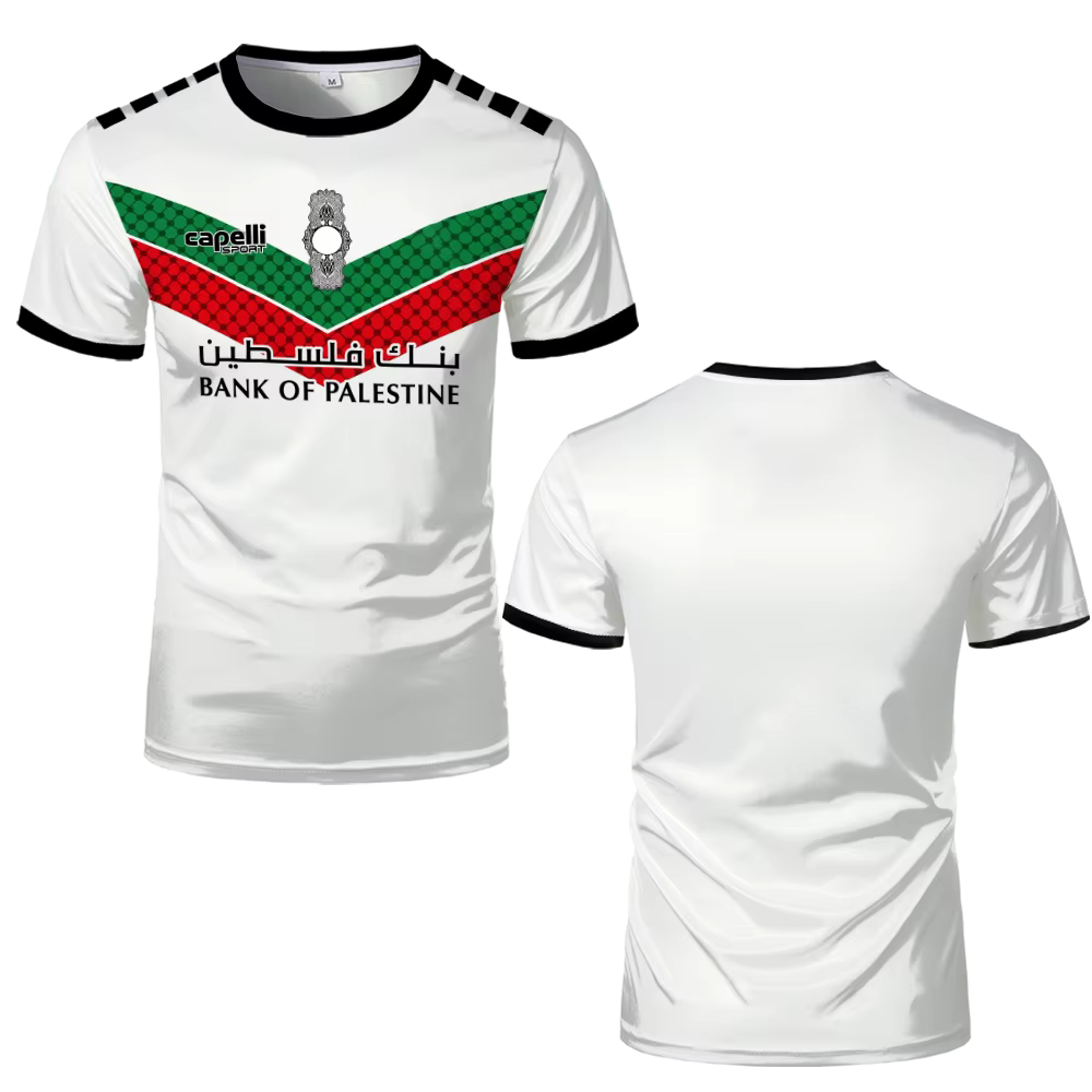 Maillots de football Palestine pour adultes et enfants – T-shirts de luxe légers imprimés numériquem