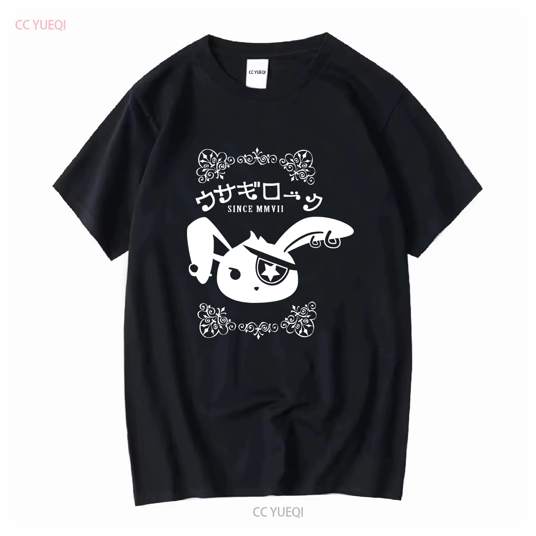 Punk Bunny t-shirt Pastel goth rabbiT gothique jrock yami kawaii scène visuelle kei emo manches long