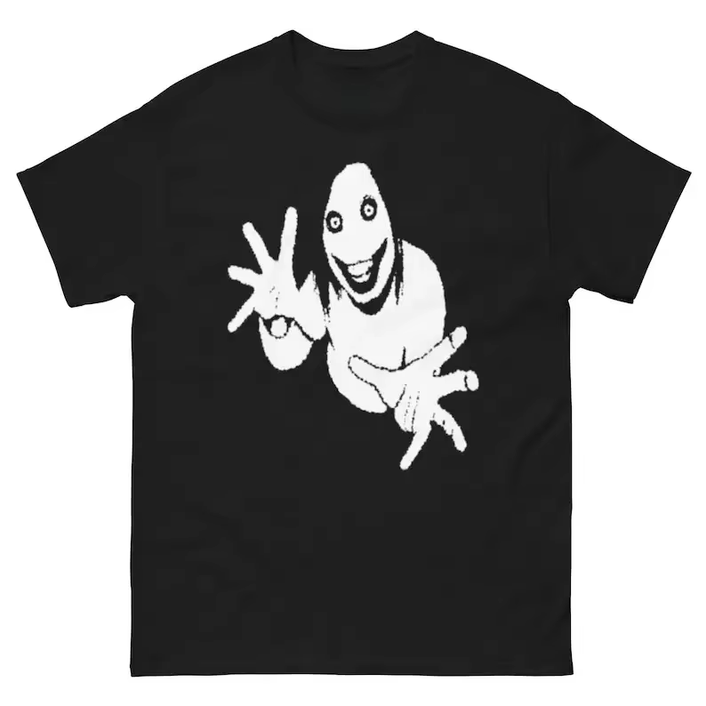 Jeff The Killer T-shirt Creepypasta horreur Meme graphique foncé Internetcore Y2K hommes femmes coto