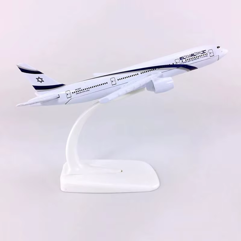 16CM 1:400 B777 Modèle El Al D'air Israel Airlines Base Alliage Avion De Collection Aviation Modèle 