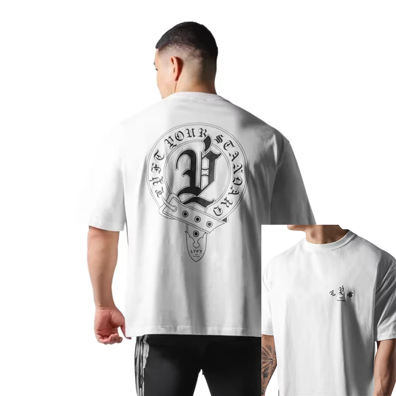 CircFT-T-Shirt à Manches Courtes en Coton pour Homme, Vêtement de dehors, de Course, d'Entraînement,