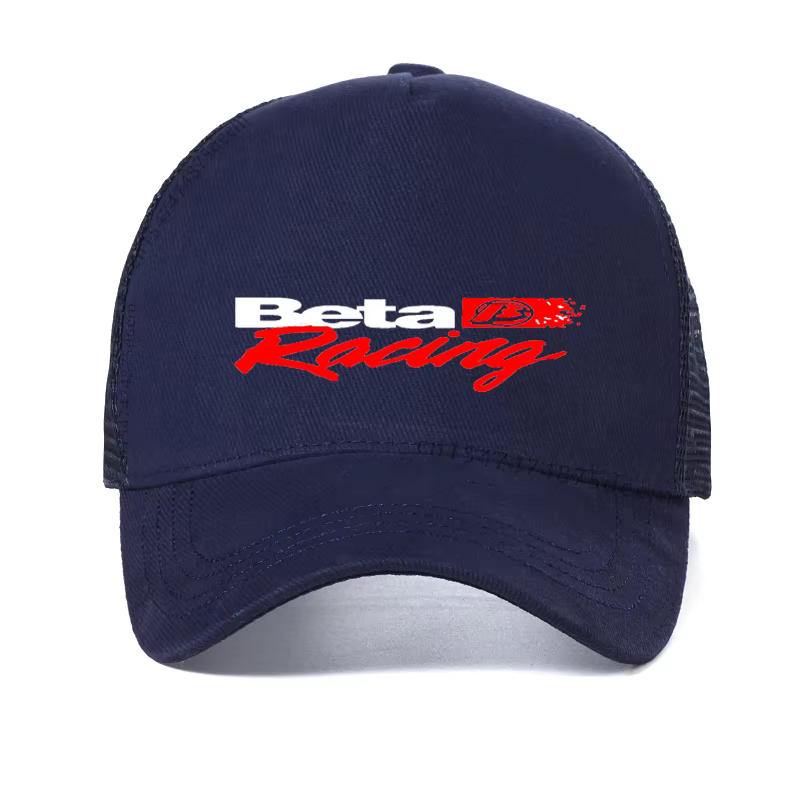 Casquette de baseball pour hommes, moto de motocross, beta racing, été, cool, maille respirante, uni