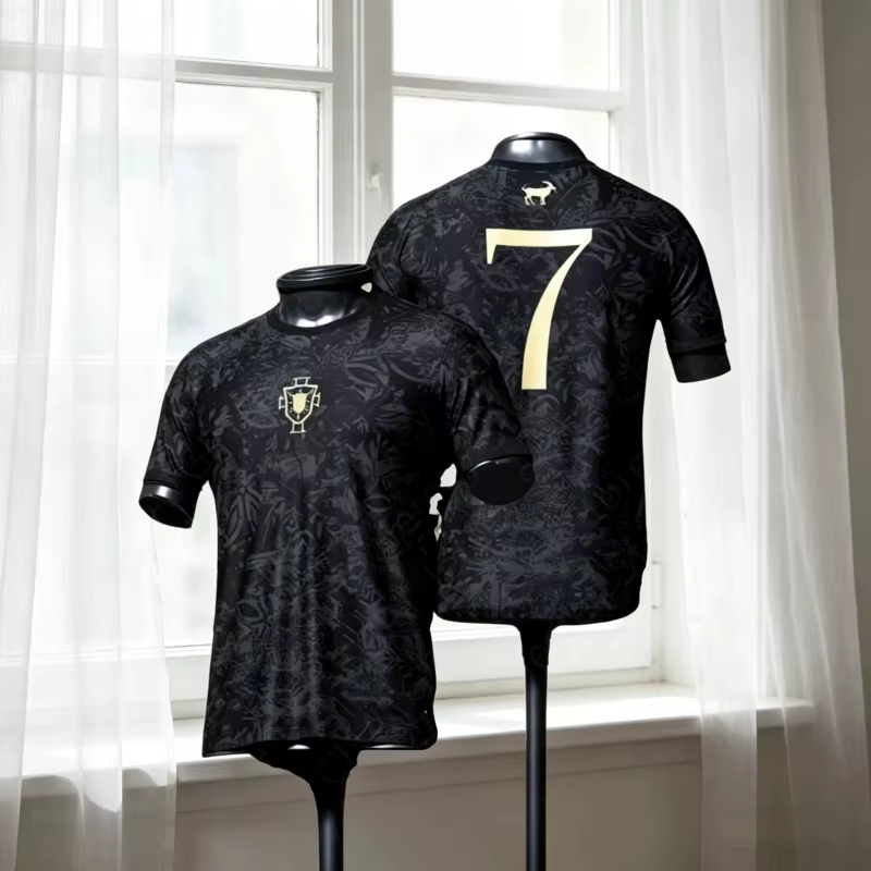 Maillot de football Ronaldo 2026 pour homme – Hauts de sport d'été à séchage rapide pour l'entraînem