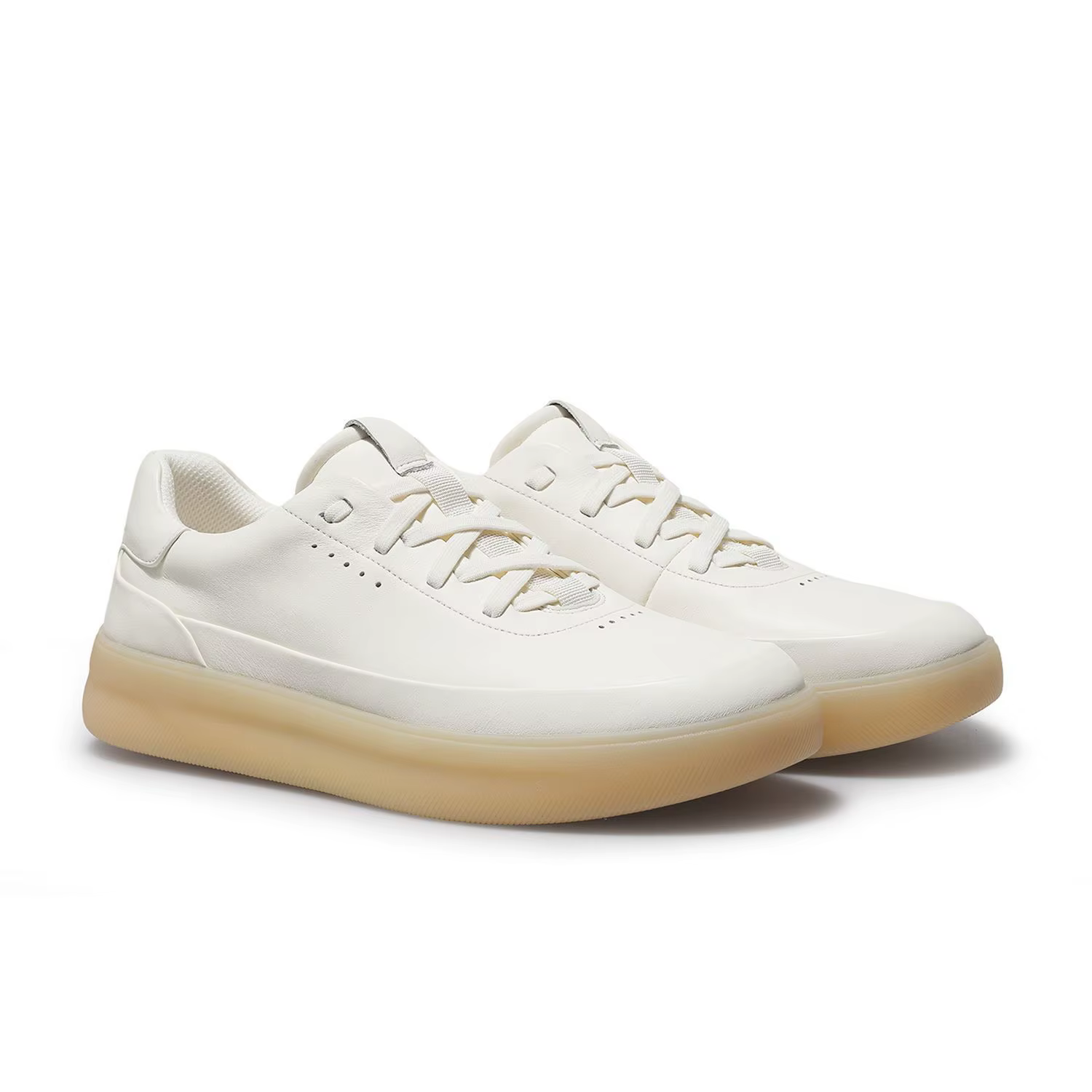Chaussures de sport pour le skateboard, baskets blanches classiques pour hommes, baskets en cuir con