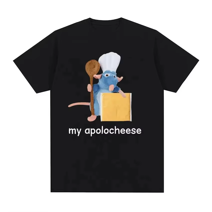 T-shirt drôle « I Eat Cement Cursed Cat » pour femme, décontracté à manches courtes, style Harajuku 