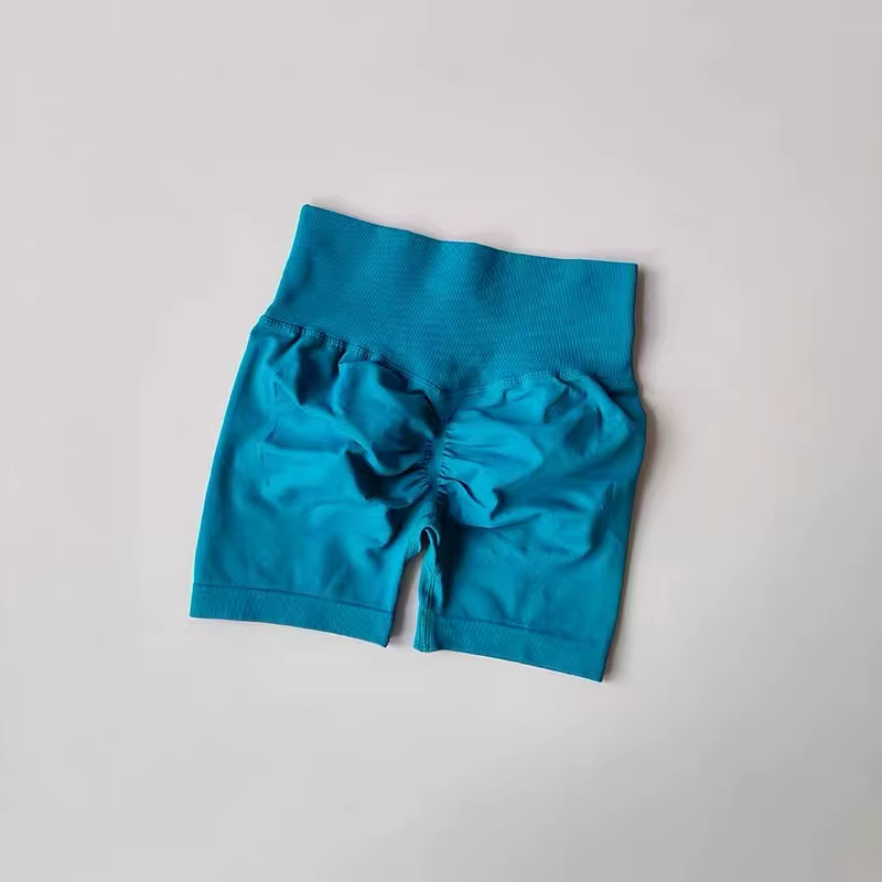 Short de sport de levage de hanche pêche pour femmes, taille haute et serrage de la taille, aminciss