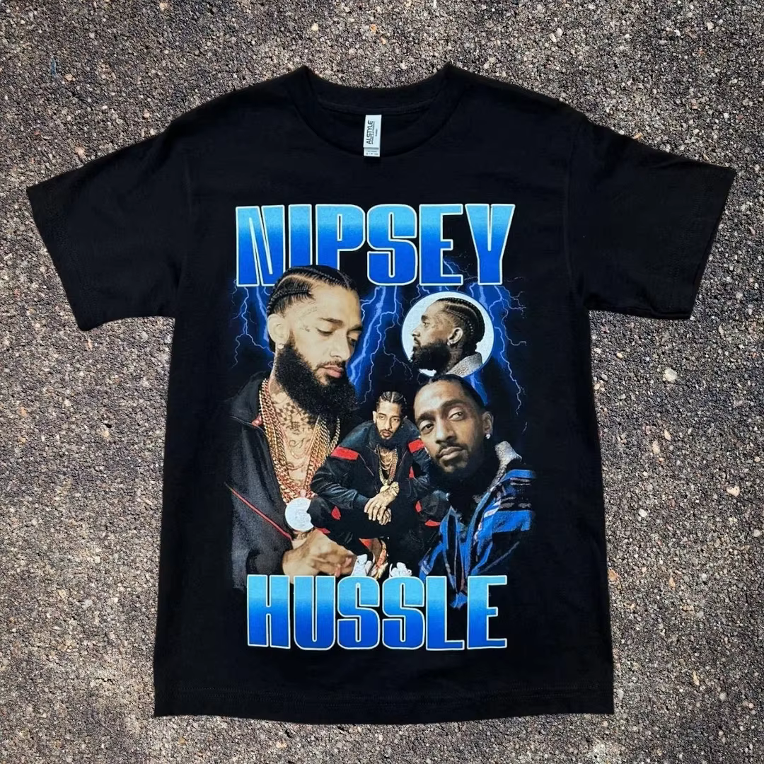 Nipsey Hussle T-Shirt graphique Vintage été nouveau haut à manches courtes en coton pour hommes et f