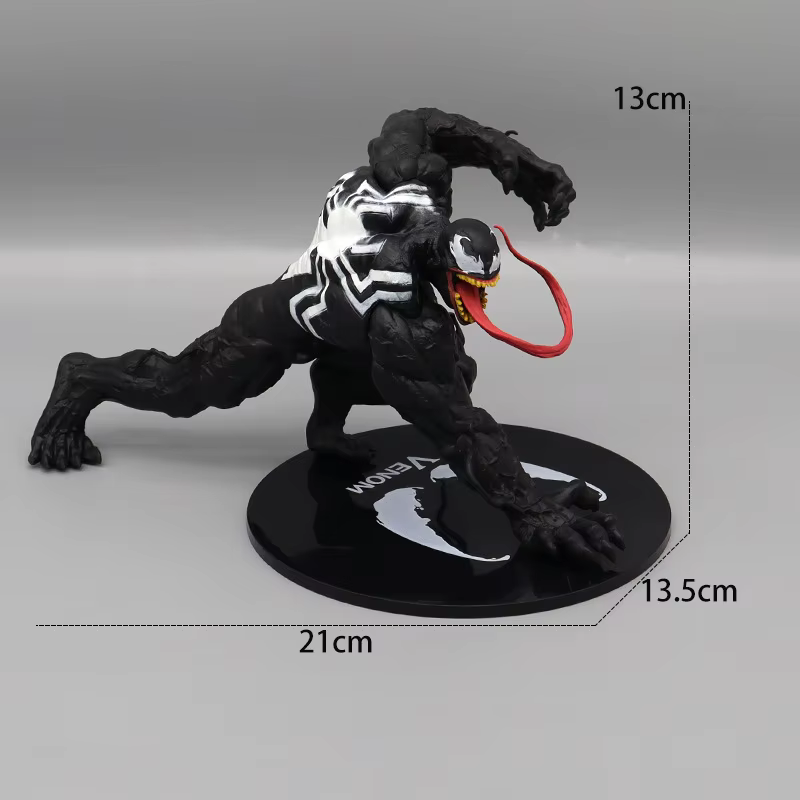 Figurine Marvel Venom 13 cm en PVC, figurine d'action de collection avec base, modèle de super-vilai
