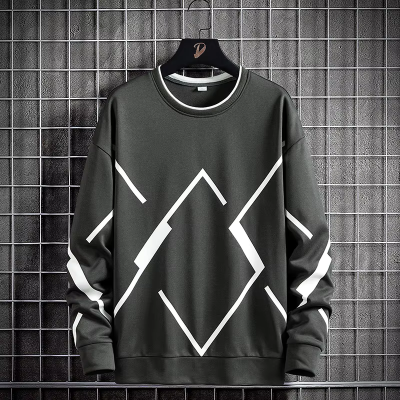 Sweat-shirt à manches longues pour homme, grande taille 5XL 6XL 7XL 8XL, mode Hip Hop, Streetwear, v