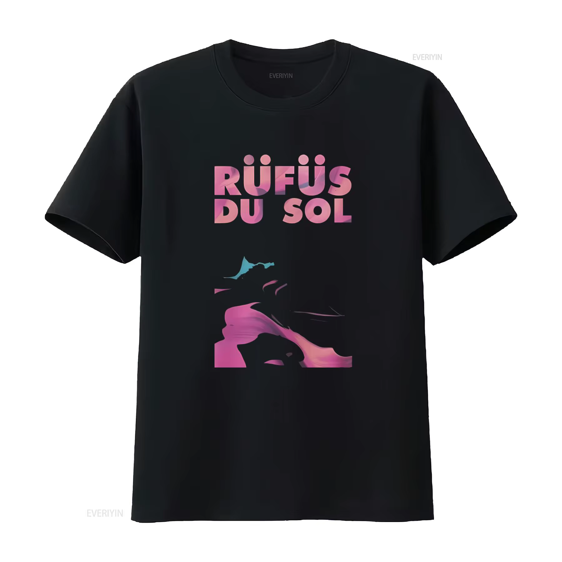 T-shirt Rufus Du Sol House Music Innerbloom tendance pour les amoureux, haut vintage délavé pour un 