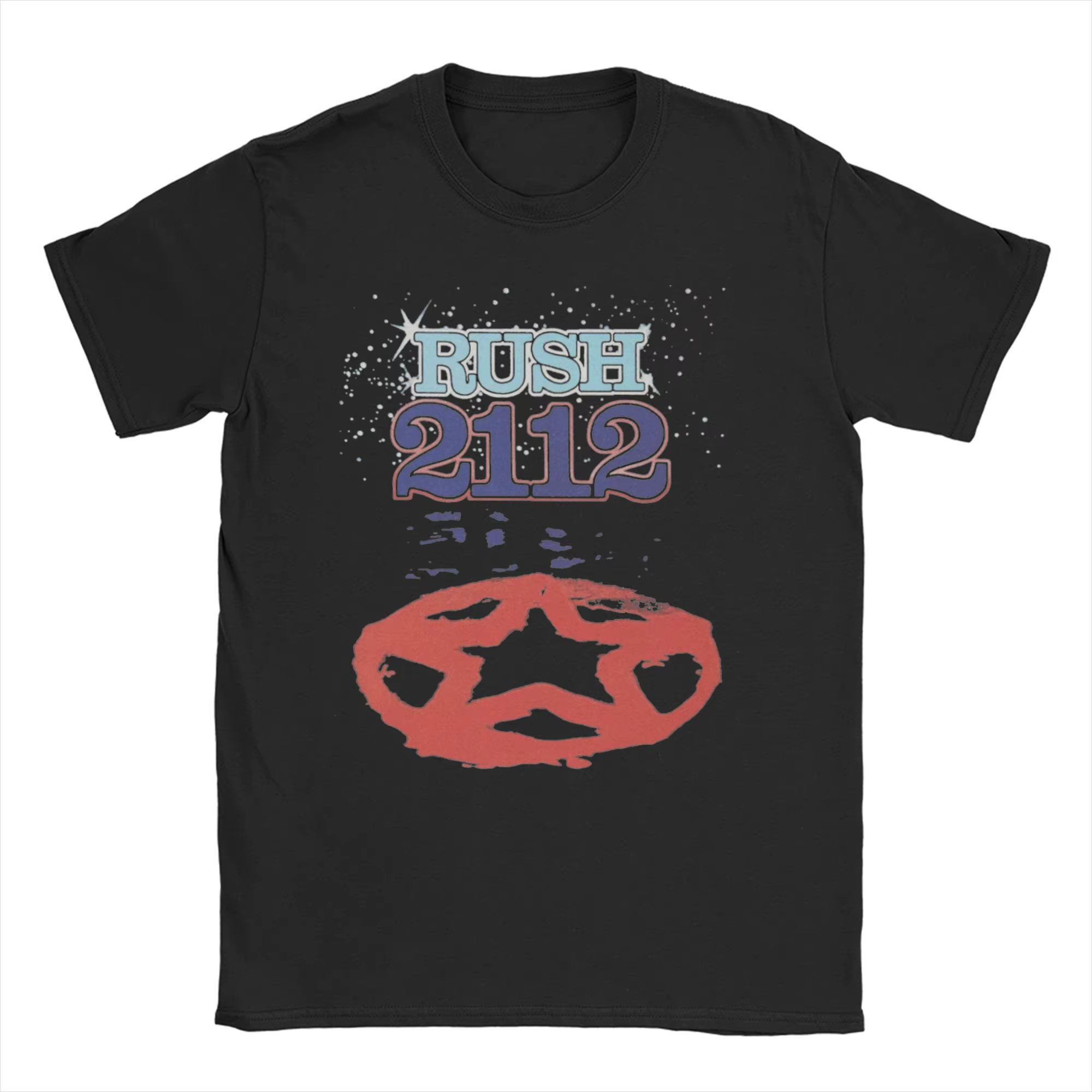 T-shirt de groupe Roll Never Walk Alone Rush 2112 pour hommes et femmes, 100% coton, col rond, manch