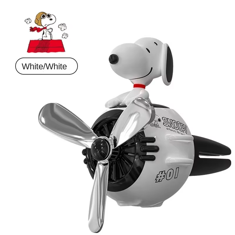 Désodorisant de voiture Snoopy mignon, pièce de parfum d'aromathérapie, décoration de sortie d'air d