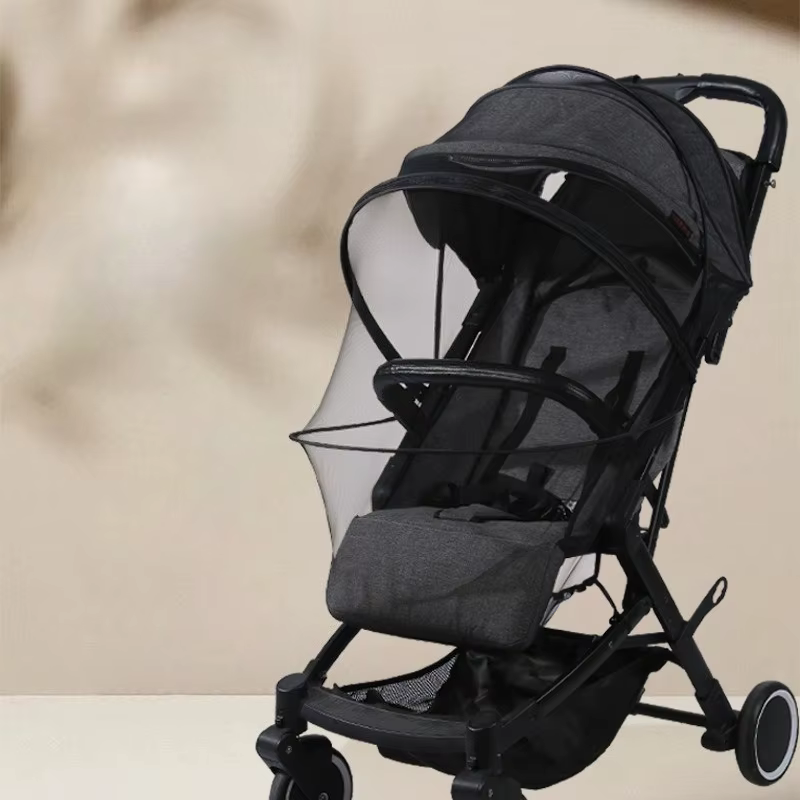 Accessoires pour poussette : Moustiquaire ventilée pour poussette, protection anti-insectes pour enf