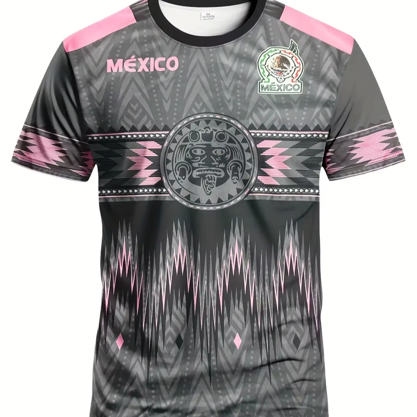 Maillot de football brésilien imprimé léopard pour hommes, sweat-shirt confortable et col rond, haut