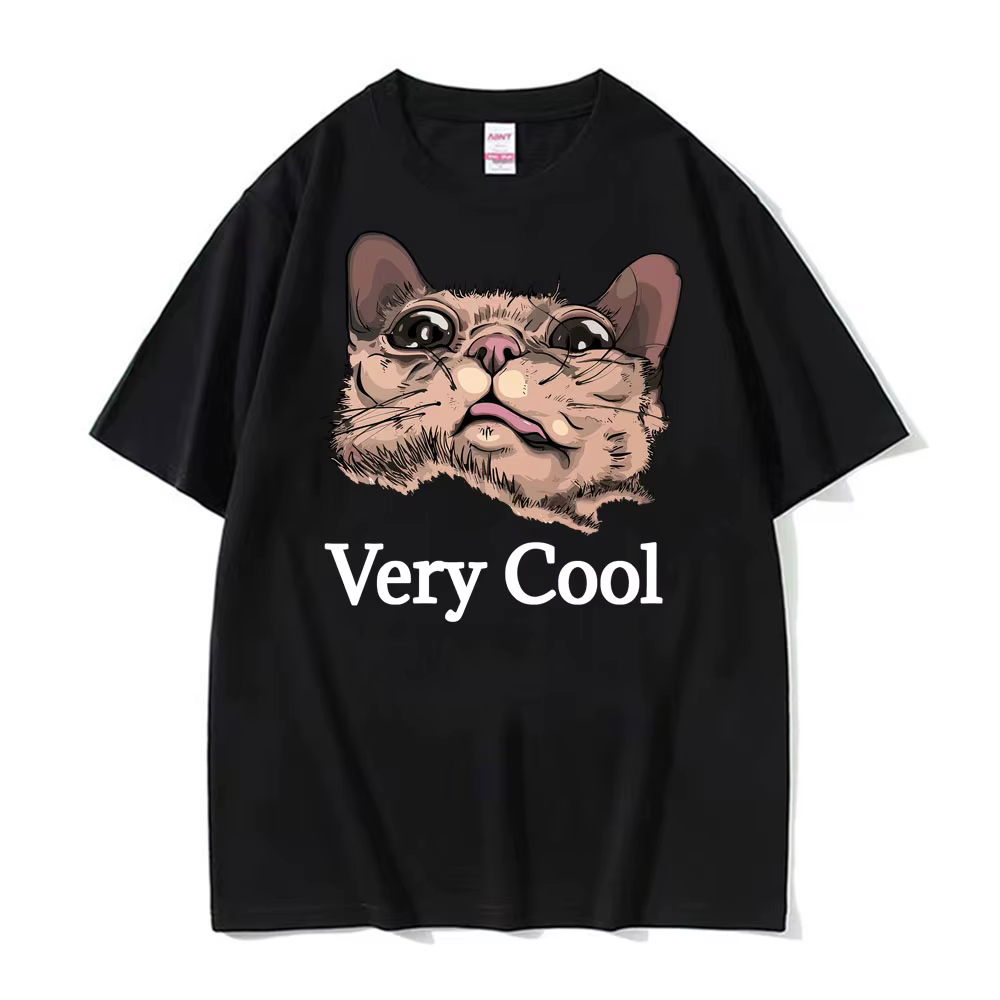 Gumbus T-shirt très cool pour hommes et femmes, t-shirt décontracté élastique à manches courtes en c