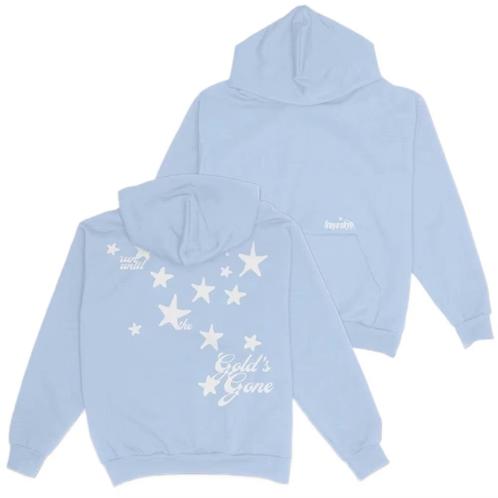 Freya Skye Merch Golds Gone – sweat à capuche bleu pour femmes et hommes, sweat-shirt Harajuku, Stre