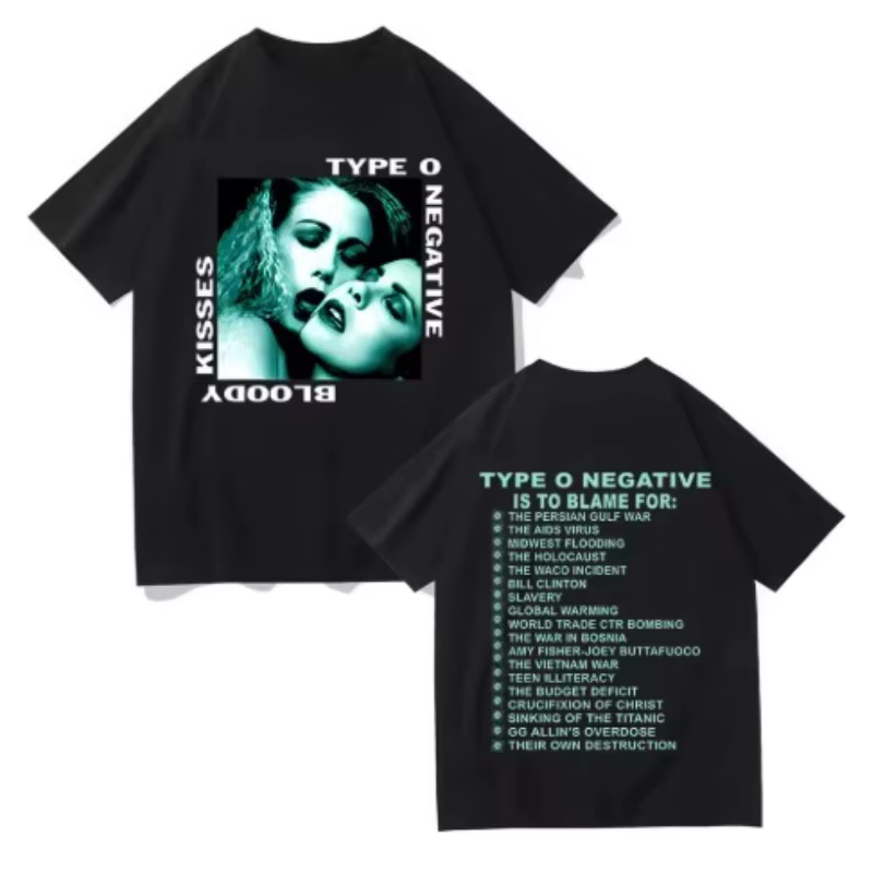 Nouveaux t-shirts de concert d'été pour hommes et femmes, t-shirts classiques gothiques rock métal, 