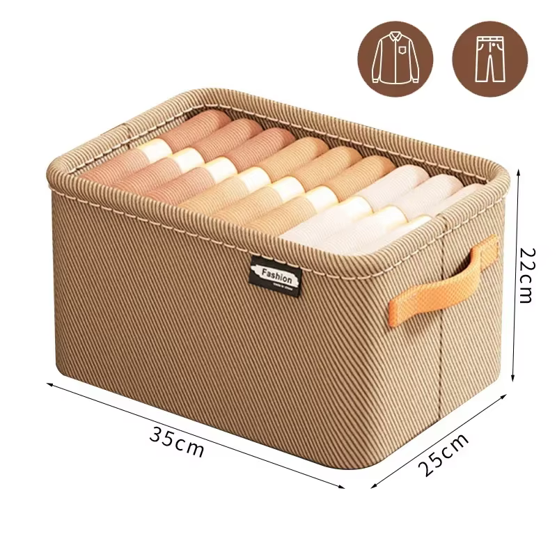 1 pièce Organisateur de rangement pliable pour vêtements, pantalons et jouets, pour placard et tiroi