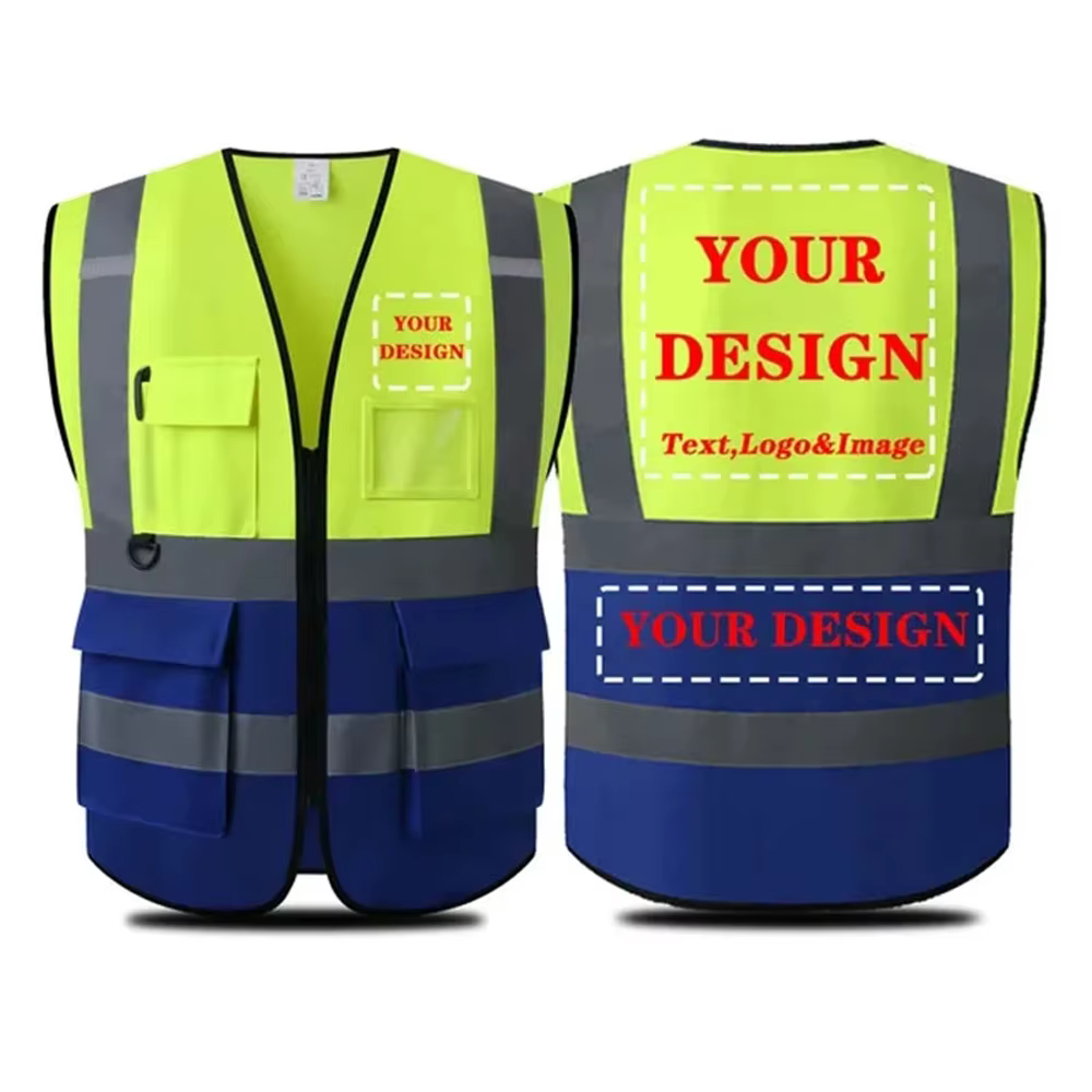 Gilet de sécurité S-5XL, vêtements de travail pour les travailleurs de la Construction, vêtements de