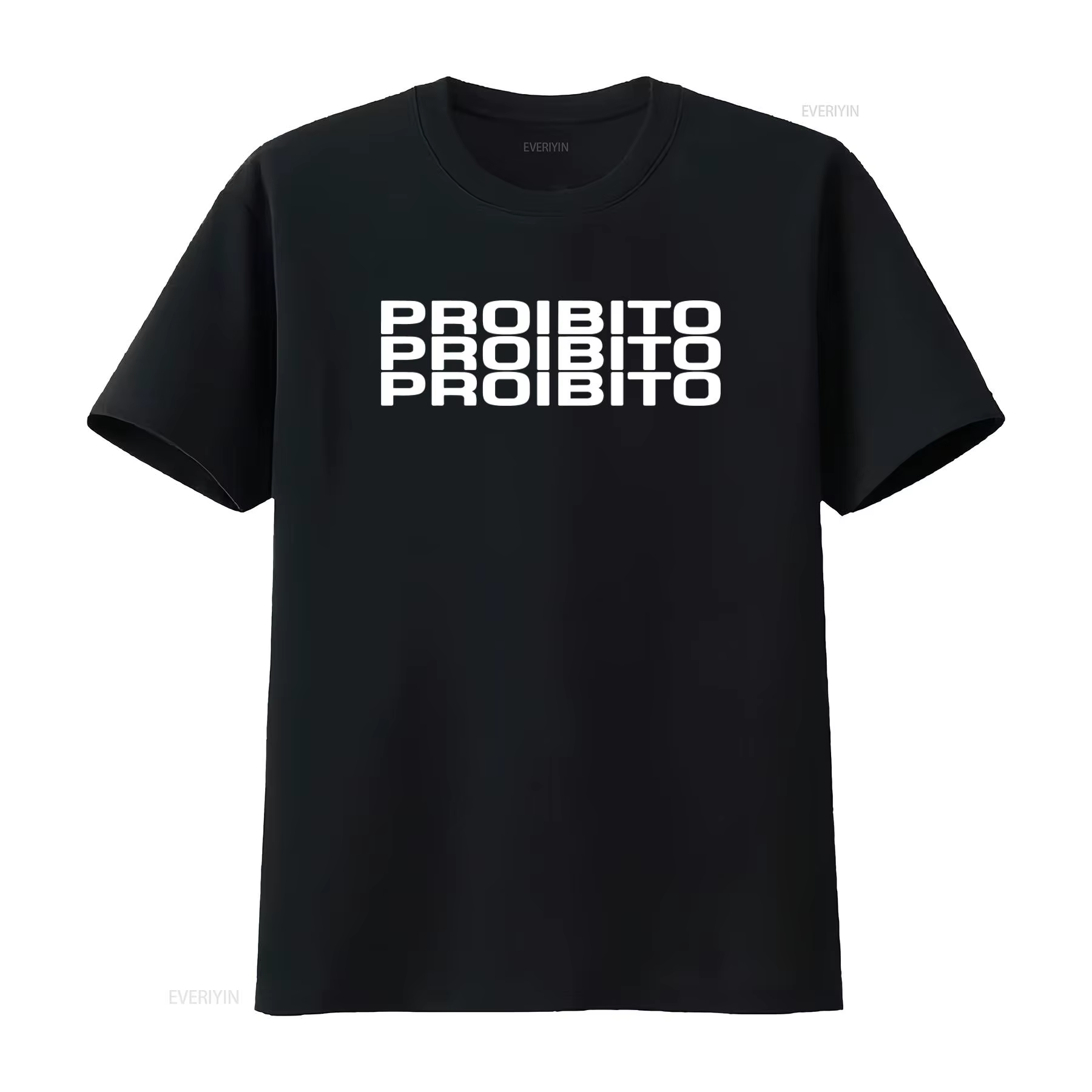 T-shirt Dean Blunt Narcissist ii PROIBITO imprimé pour le streetwear tendance, style vintage délavé,