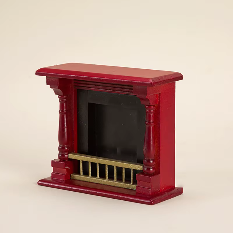 Maison de poupée Miniature, modèle de cheminée, meubles de salon, décoration, accessoires pour maiso