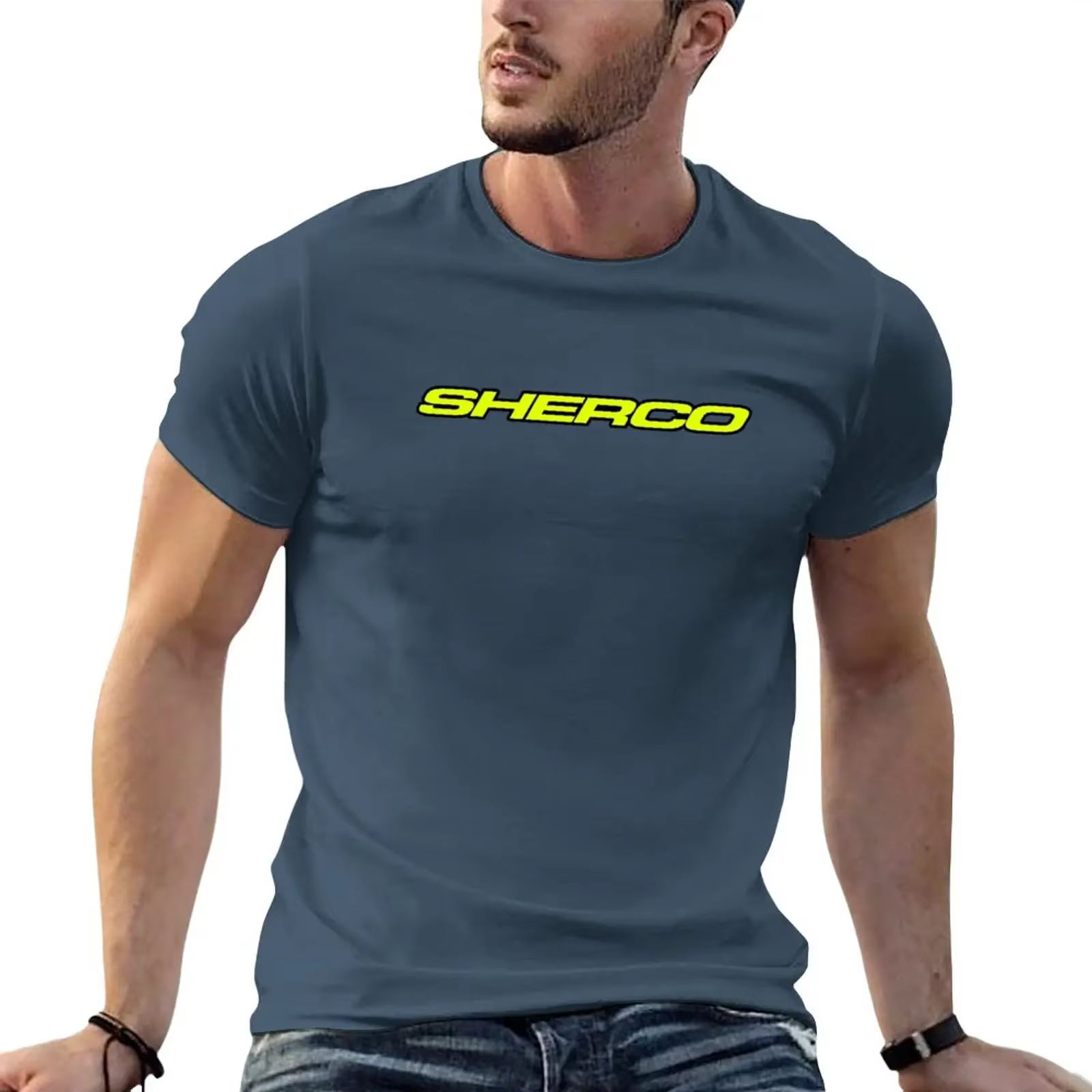 T-Shirt Multi La Sherco Merch 365 pour hommes, vêtements Kawaii, hauts mignons, T-shirt à séchage ra