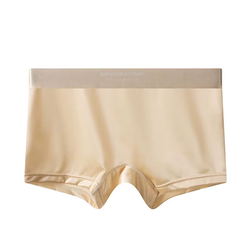 Sous-vêtements de luxe en Satin pour femmes, culottes respirantes et confortables, slips Sexy en soi
