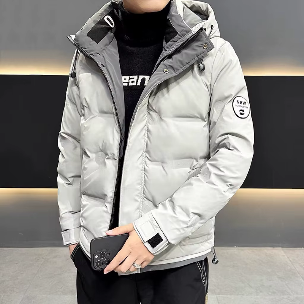 Doudoune à capuche en duvet de canard blanc pour hommes, vêtements d'extérieur chauds et froids, hau