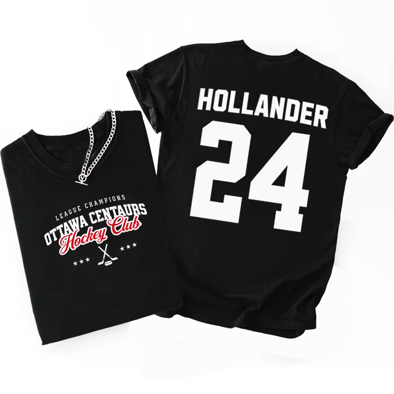 Ottawa Centaurs Hollander 24 T-shirt Game Changers Series T-shirt pour hommes et femmes, décontracté