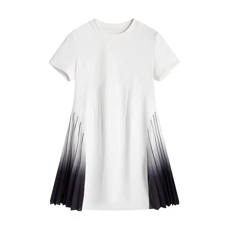 Robe de tennis à manches courtes pour filles, jolie tenue de golf, robes de sport scolaires pour enf