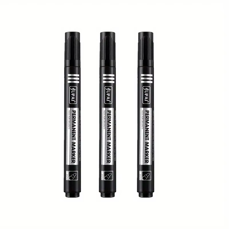 Stylos permanents indélébiles et imperméables, 3 pièces, encre de qualité artistique, stylo marqueur