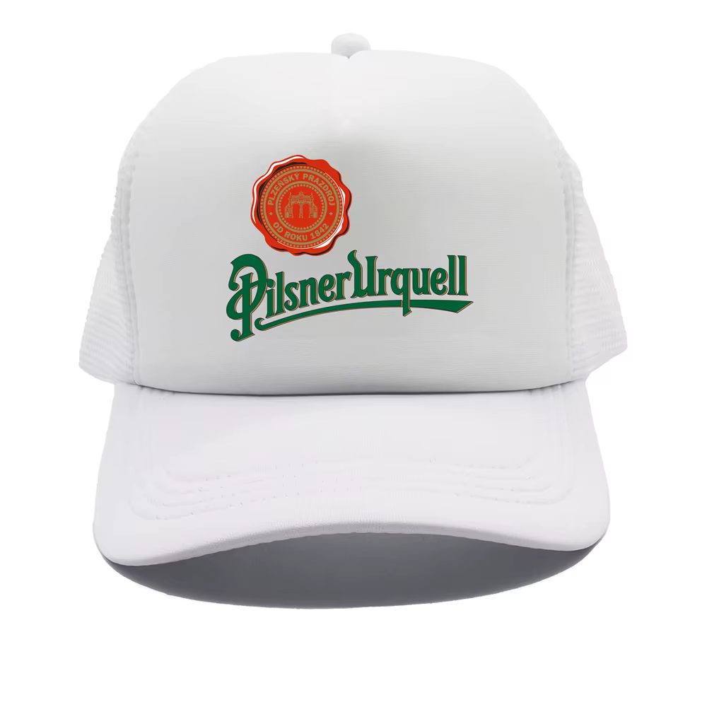 Casquette de camionneur à bière Pilsner Urquell pour hommes, chapeau de Baseball Cool, casquettes en