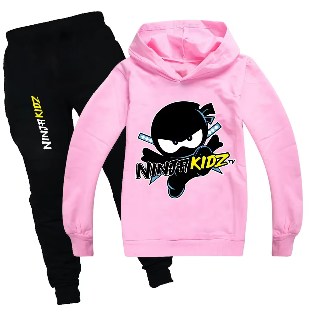 NINJA KIDZ T-Shirt à capuche costume enfants Ninja garçons vêtements ensemble enfant fille sweat pri