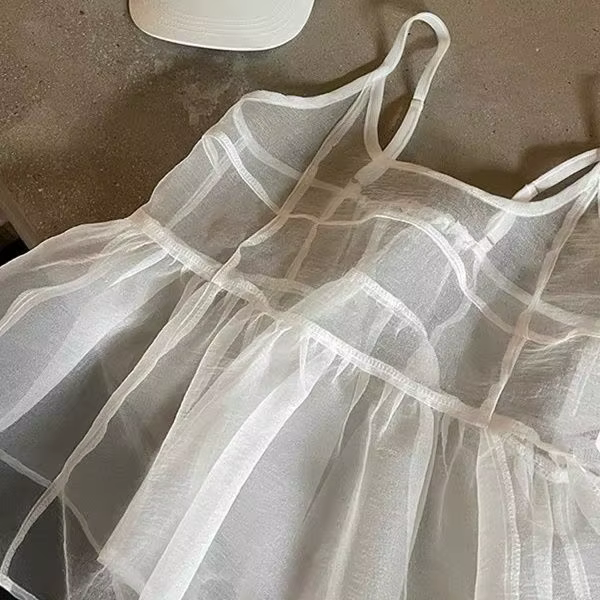 Neploe Débardeur sans manches style français, à volants doux, ample, nouveau, frais, chic coréen, po