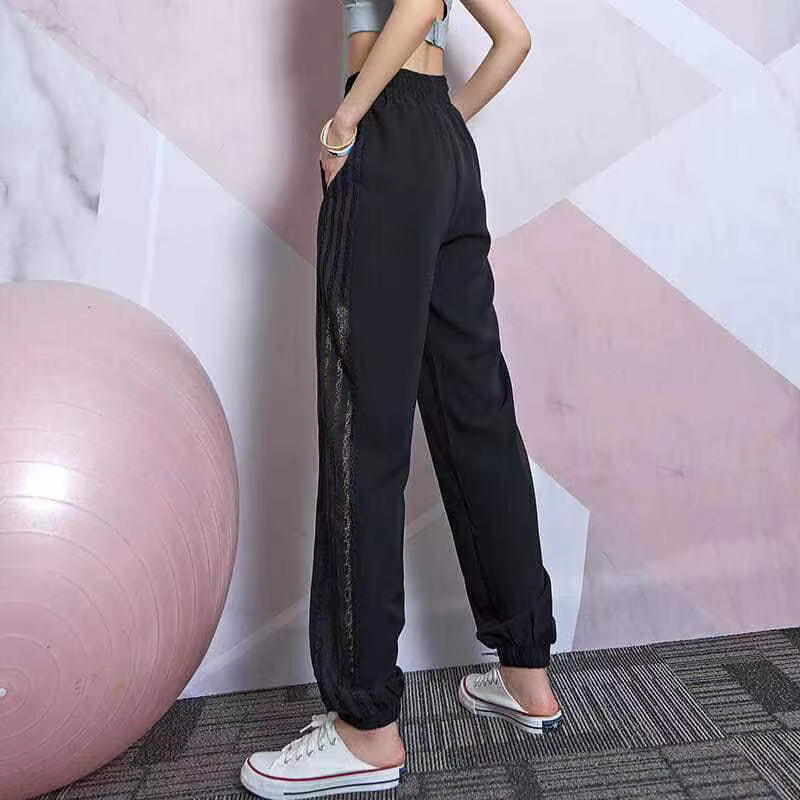 Pantalon de survêtement de jogging pour femme, pantalon de fitness, pantalon de sport, harem baggy a