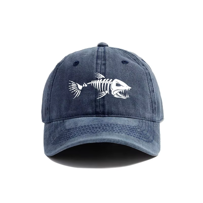 Casquette de Baseball en arête de poisson été en détresse papa chapeaux hommes pêche en plein air sq