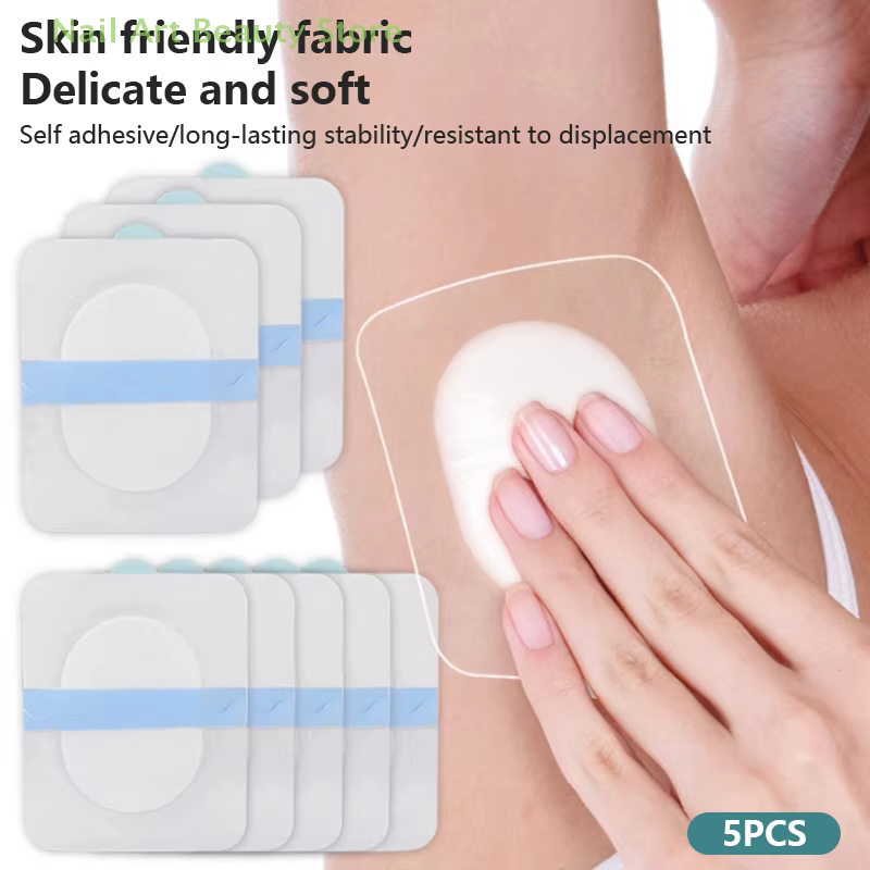 Patch d'arrêt de sueur Invisible fin avec tampon de coton absorbant intégré pour le contrôle de l'hu