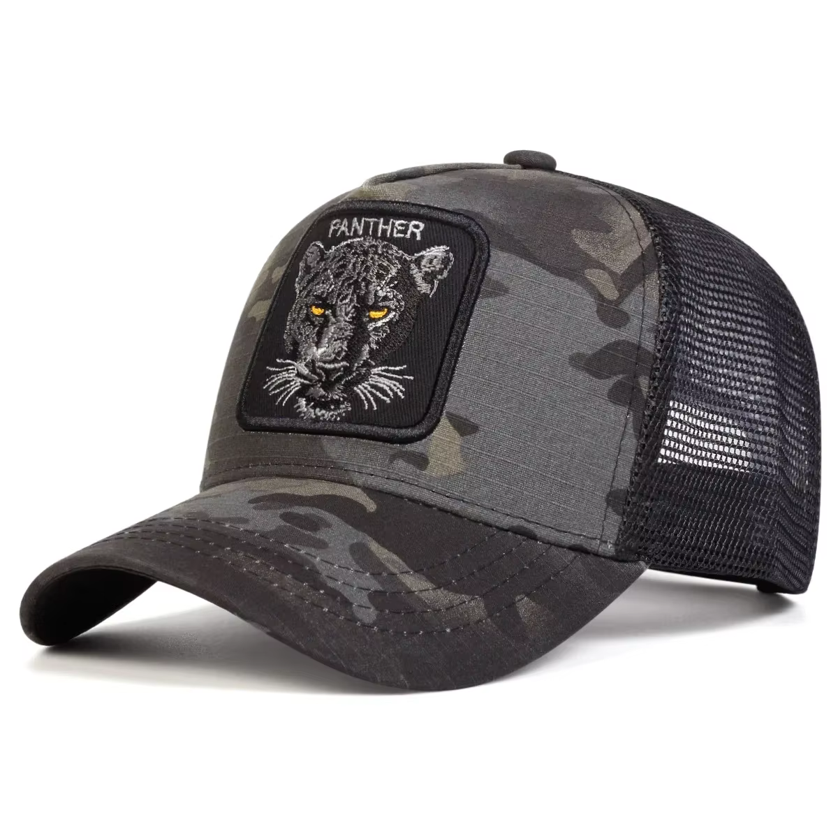 Casquettes de baseball unisexes avec broderie PANTHER, chapeaux décontractés ajustables pour le prin