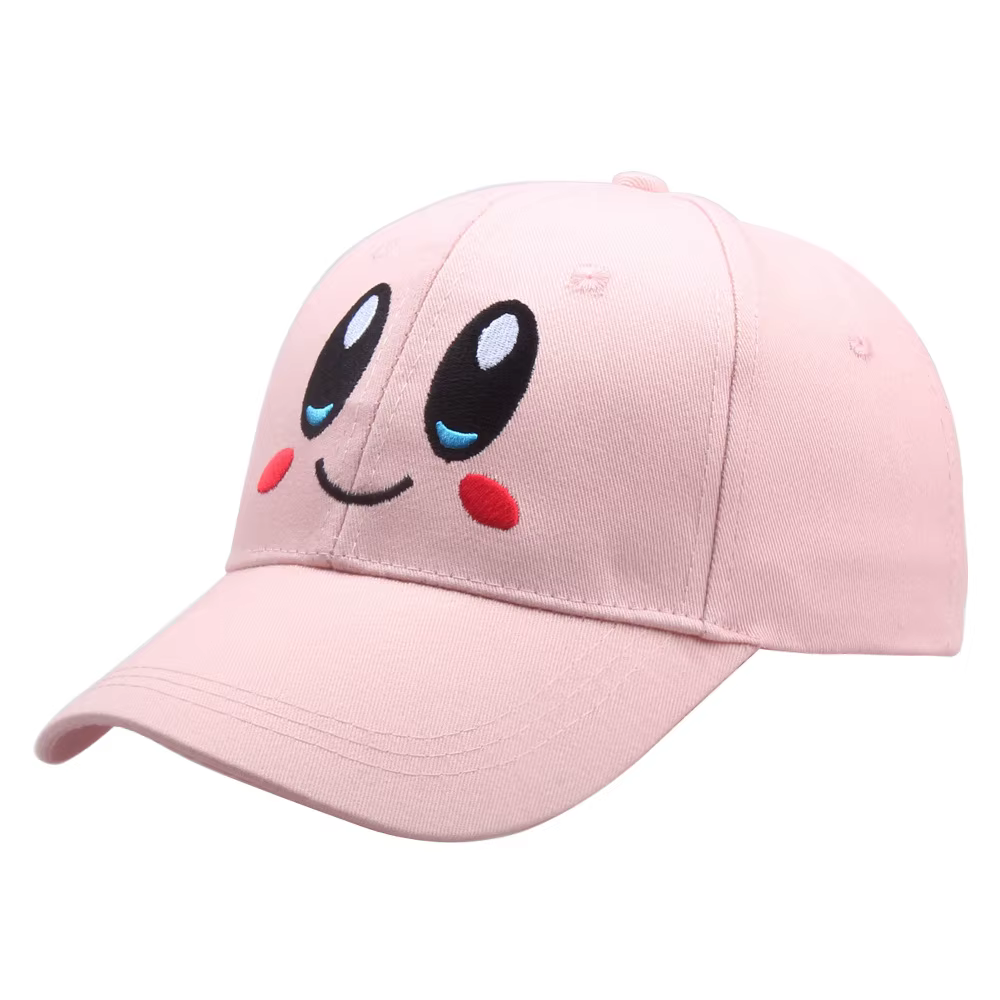 Anime Kawaii Kirby mignon rose Casquette de Baseball Snapback école Style dessin animé Cospaly Casqu