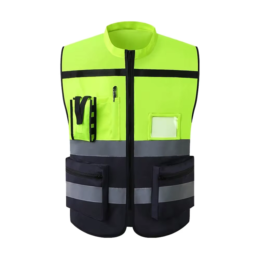 Gilet de sécurité avec LOGO personnalisé pour hommes et femmes, vêtements de travail de sécurité de 