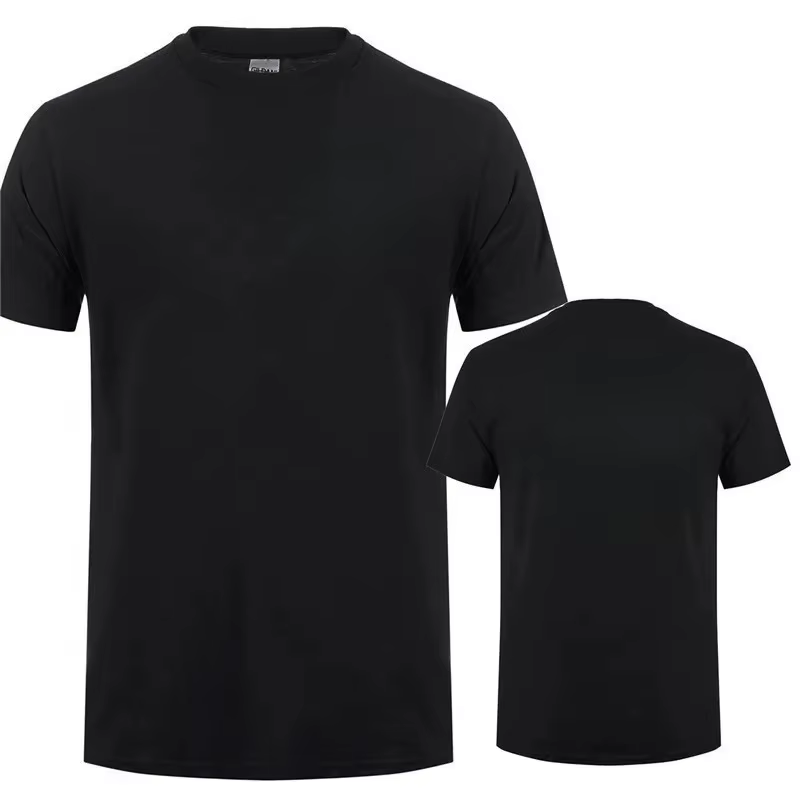 T-shirt en coton brodé personnalisé pour homme – T-shirts décontractés à manches courtes – Hauts sty