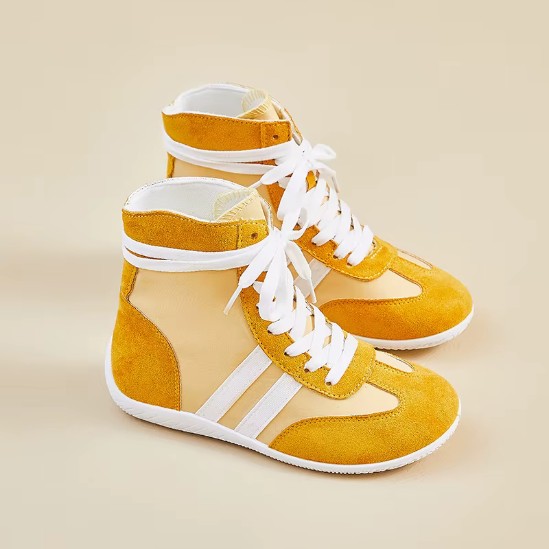 Femmes hauts à lacets chaussures femme Sneaker plat 2025 été dames femmes mode couleur Patchwork con