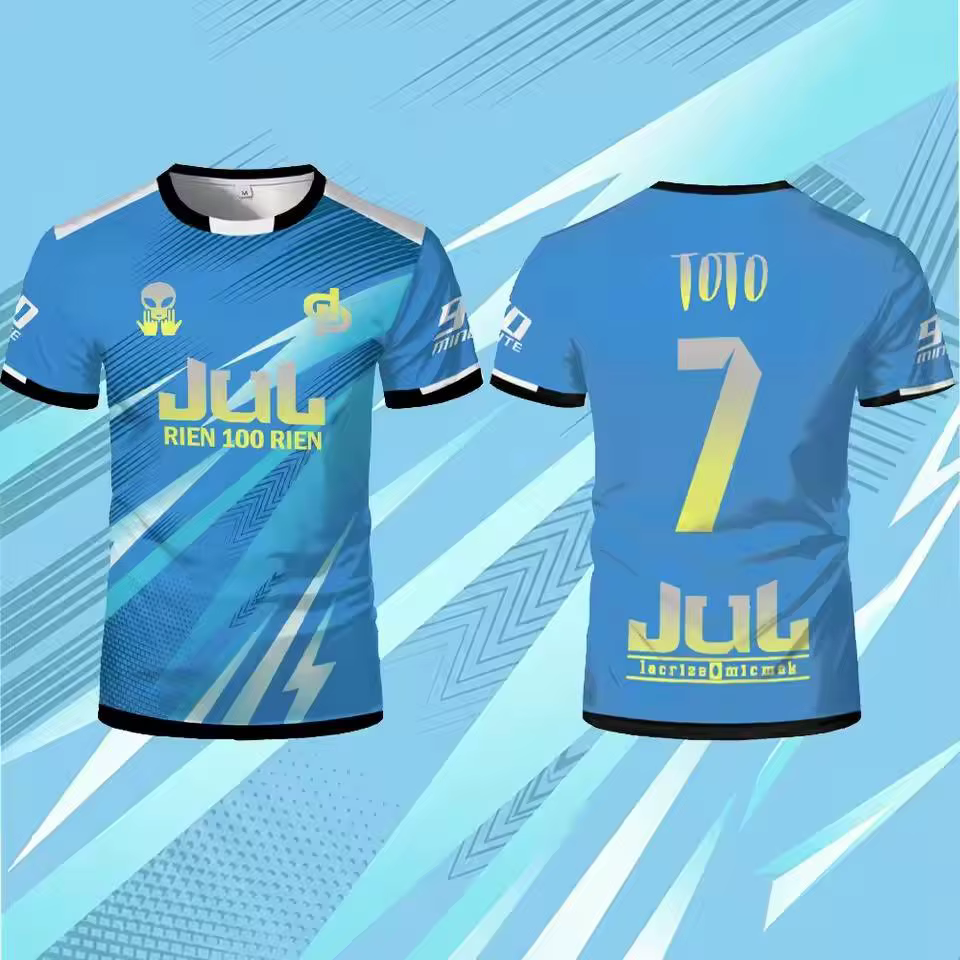 Maillot de football unisexe Jul Toto Ninetta 2026 Rien 100 Rien, T-shirt d'entraînement respirant po