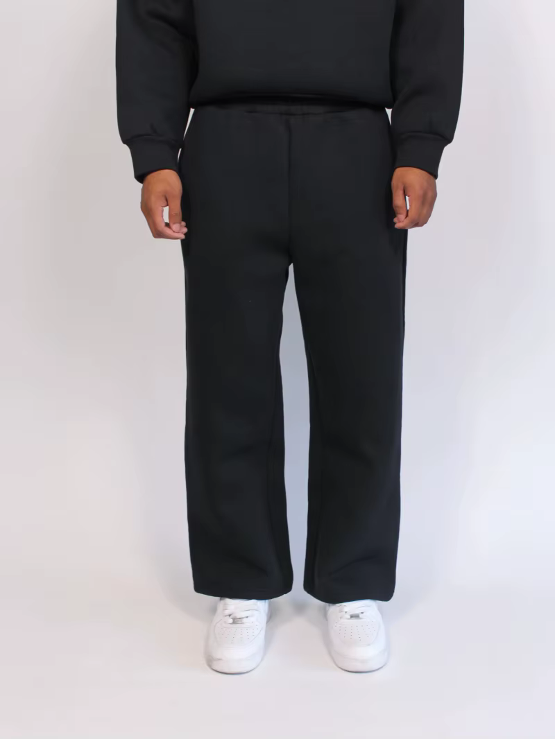Joggers robustes à jambe droite pour hommes et femmes – Pantalon de sport toutes saisons avec taille