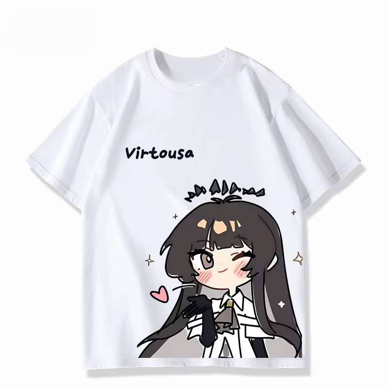 T-shirt en coton Arknights, vêtements originaux, nouveau modèle, t-shirt anime, vêtements toute l'an