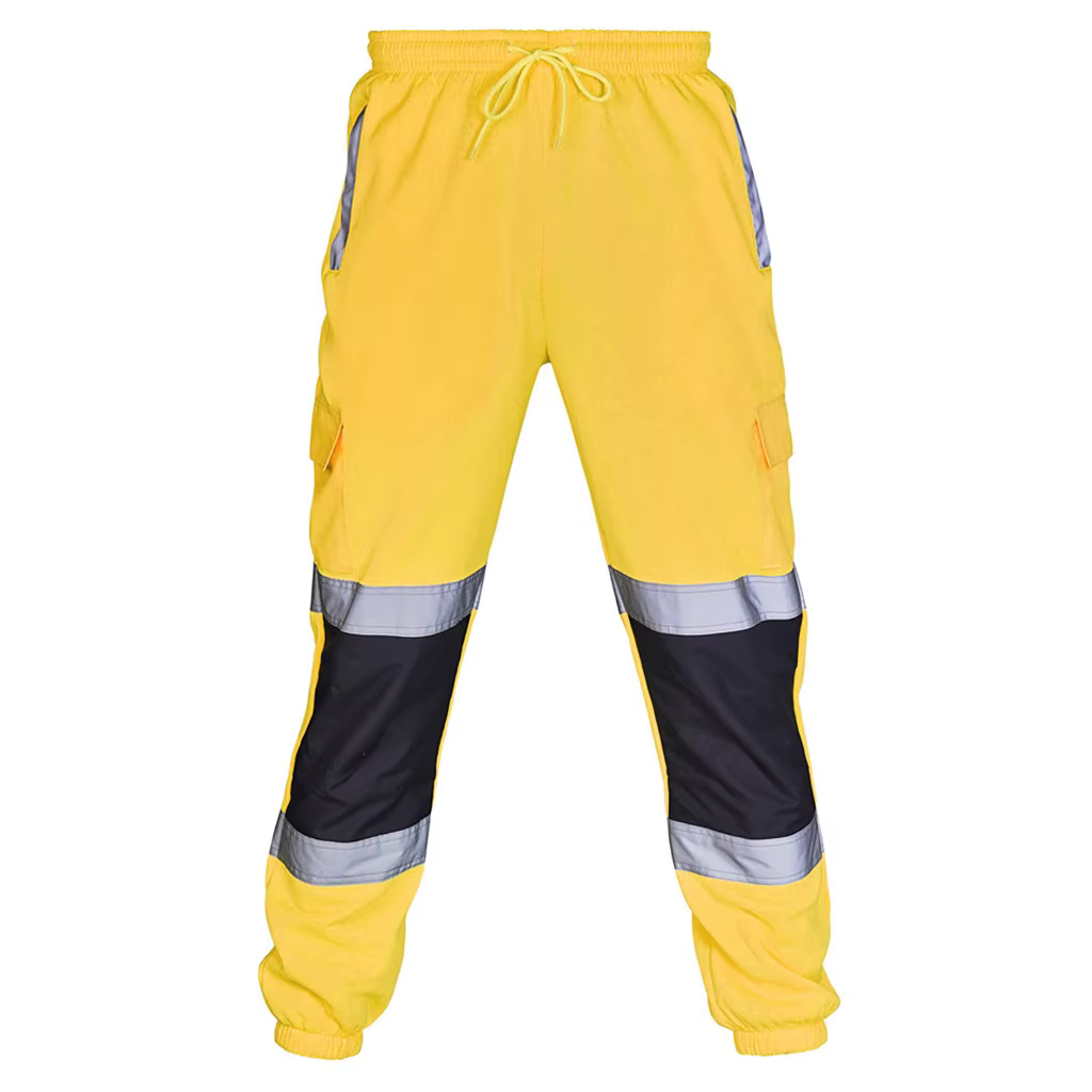 Nouveaux vêtements de travail de sécurité pour hommes pantalons décontractés travail sur route haute