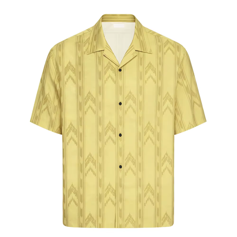 Chemise à manches courtes col cubain pour hommes/femmes, motif film d'horreur, coupe ample, design e